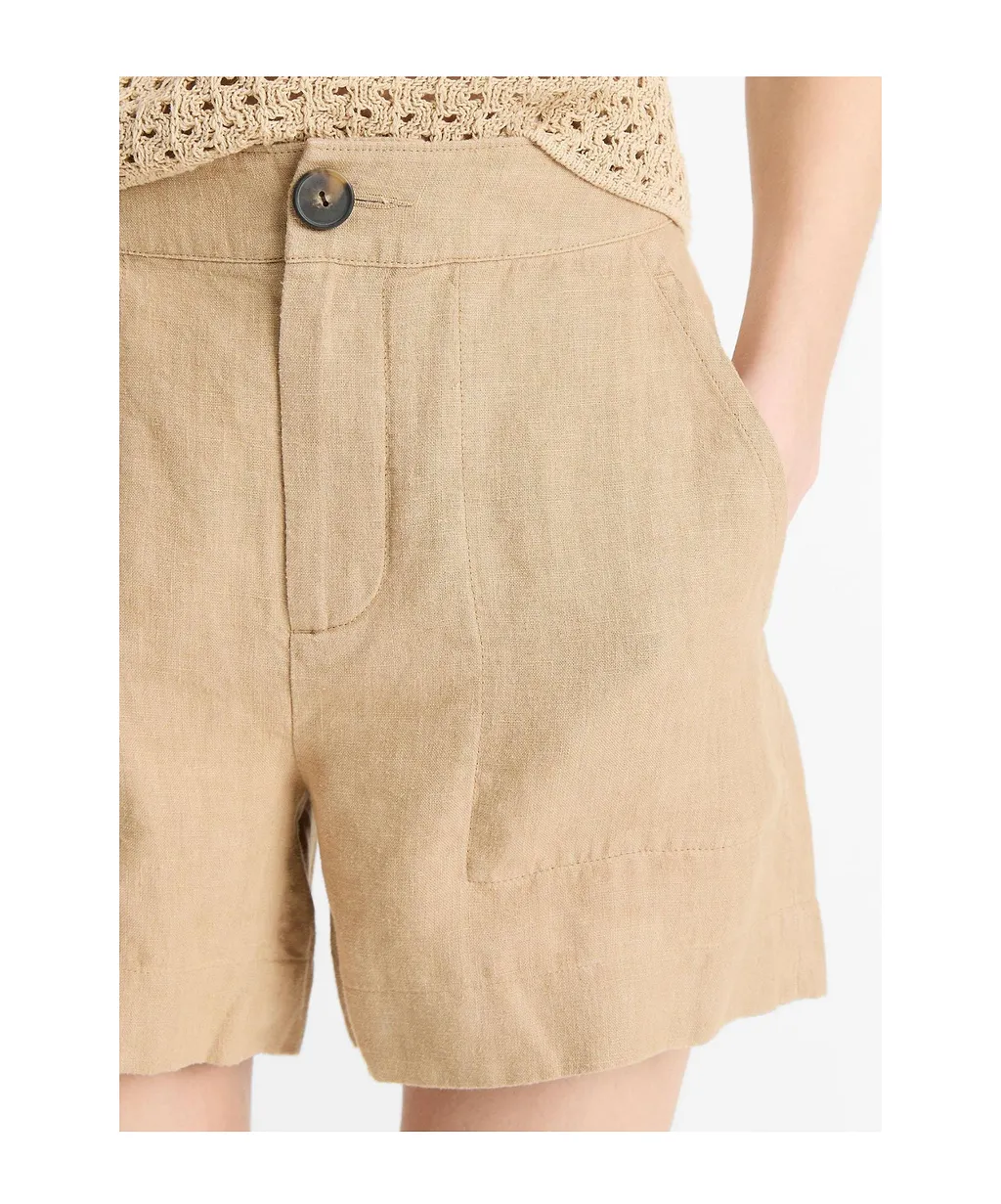 Vince Mid Rise Hemp Shorts