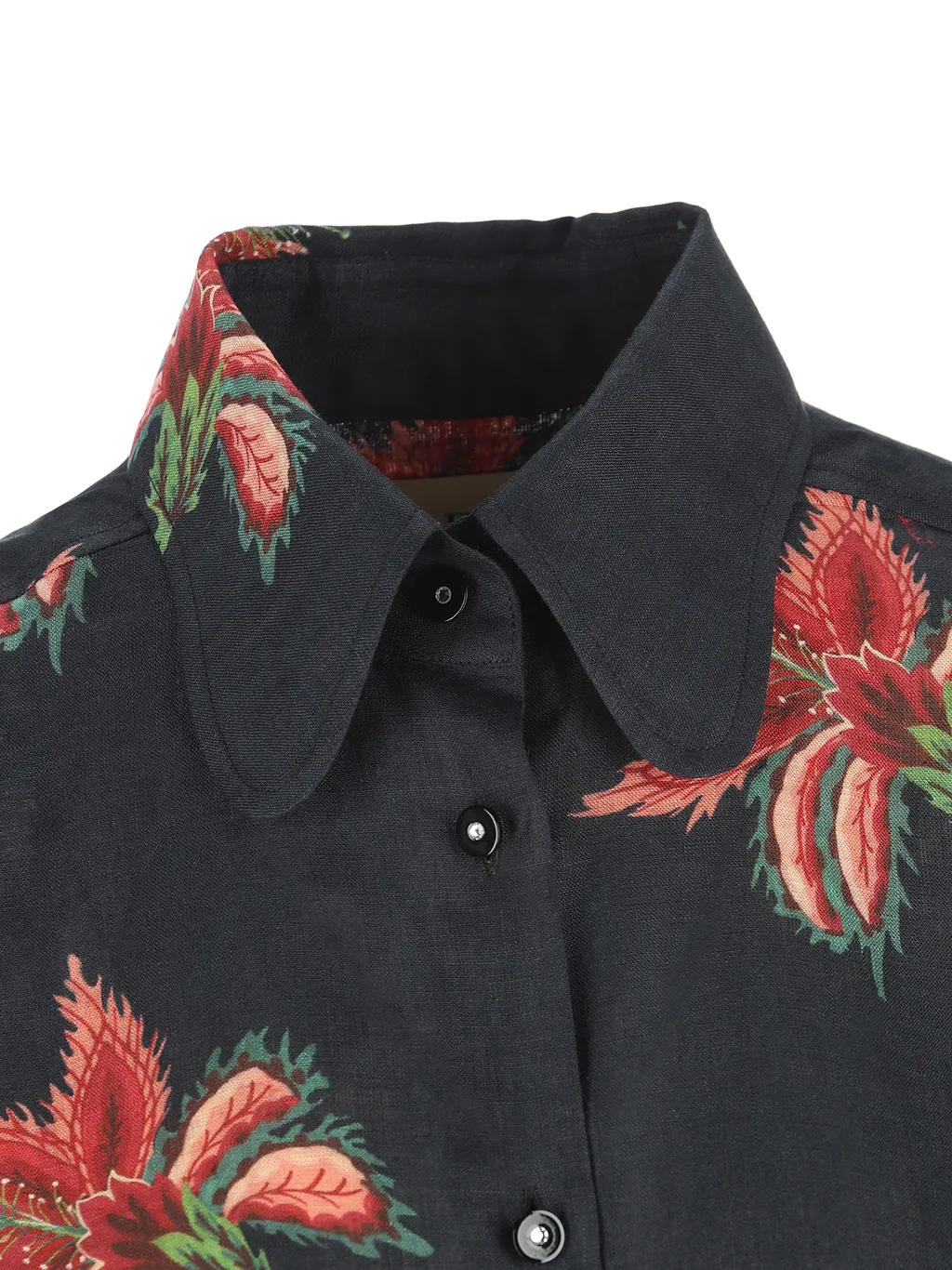 Valentino Floral Printed Short-Sleeved Shirt