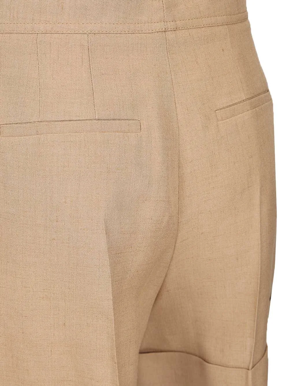 Valentino Button Detailed Turn-Up Hem Shorts