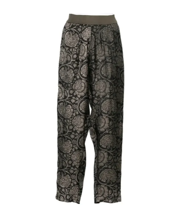 Elastic Waistband Casual Pants