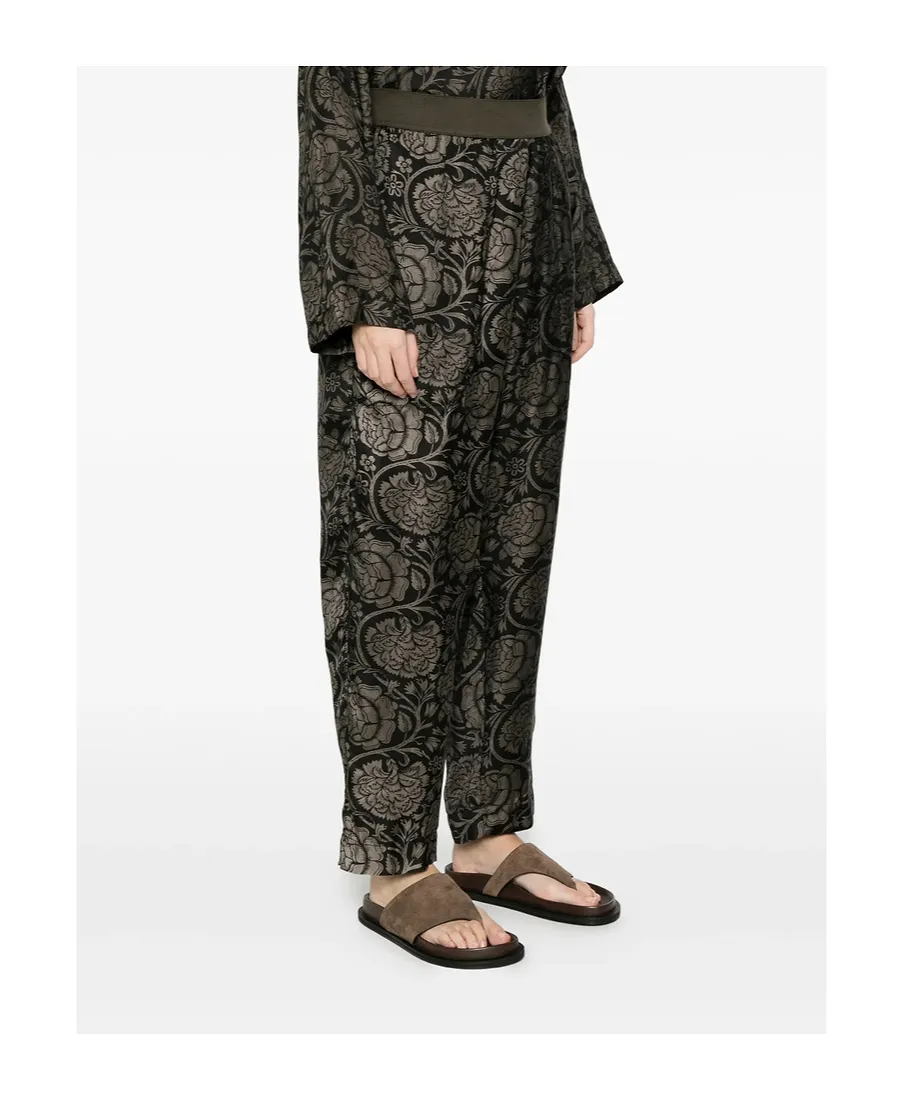 Elastic Waistband Casual Pants