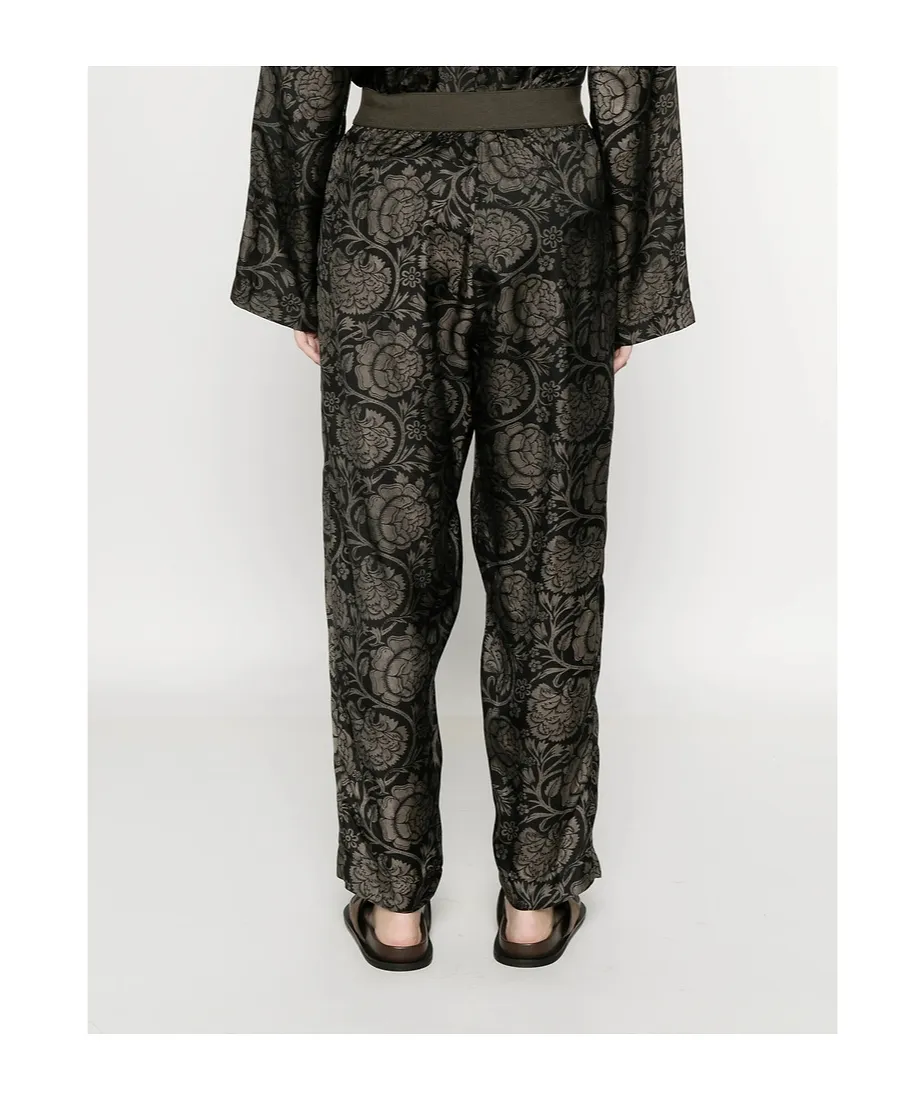 Elastic Waistband Casual Pants