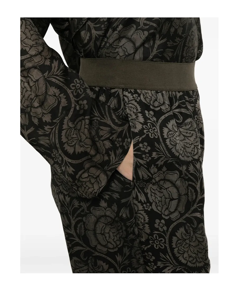 Elastic Waistband Casual Pants
