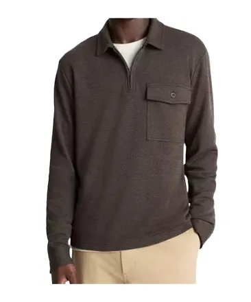 Vince Zip-Pocket Polo Shirts