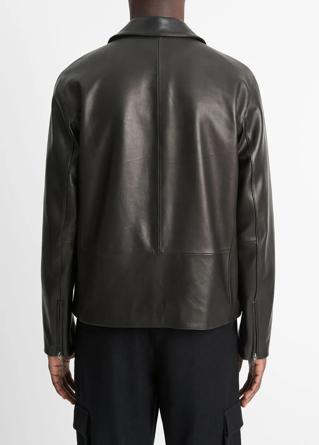 Vince Zippered Lambskin Jacket