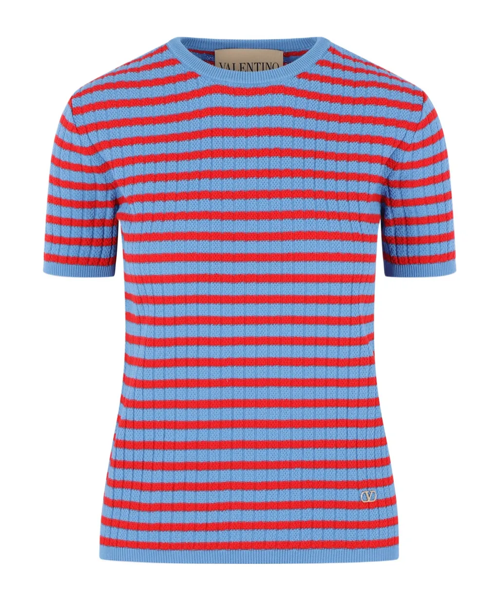 Valentino Striped Crewneck Jumper