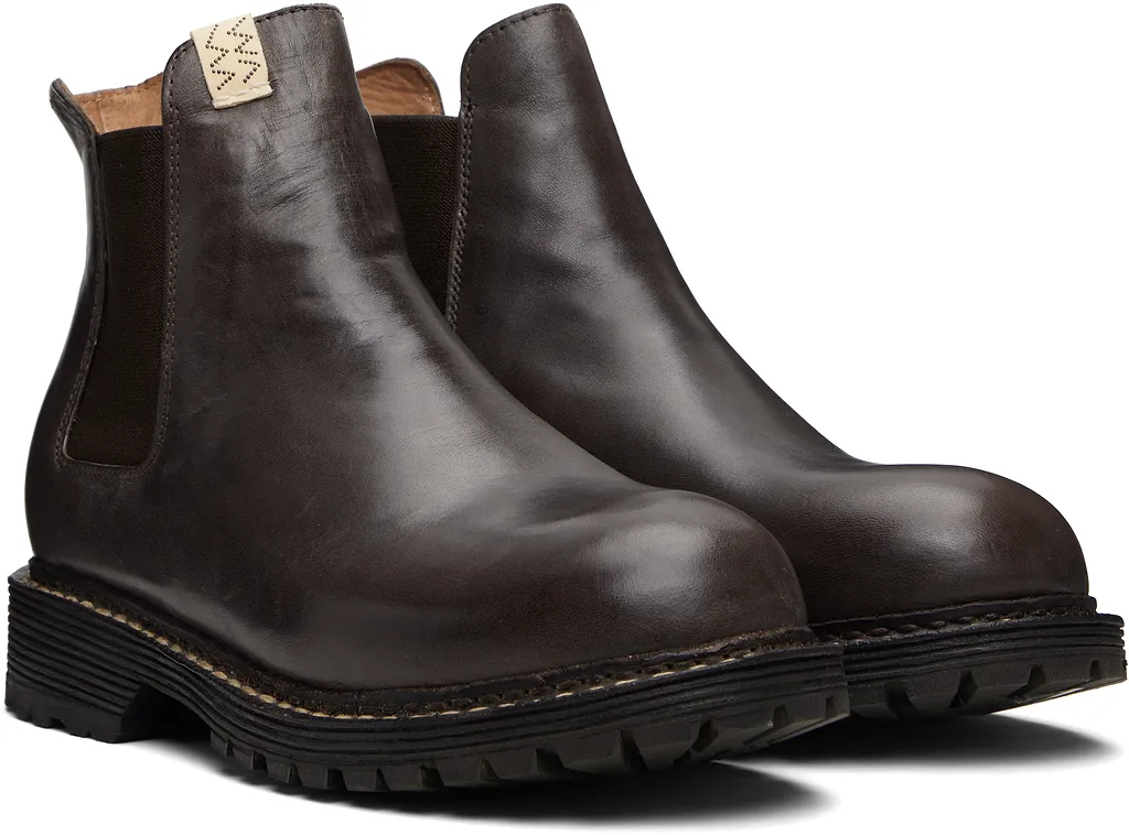 Visvim Leather Chelsea Boots