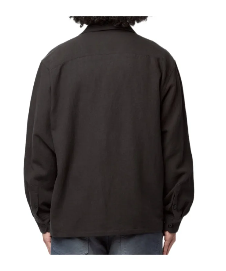 Patch-Pocket Wool Overshirt
