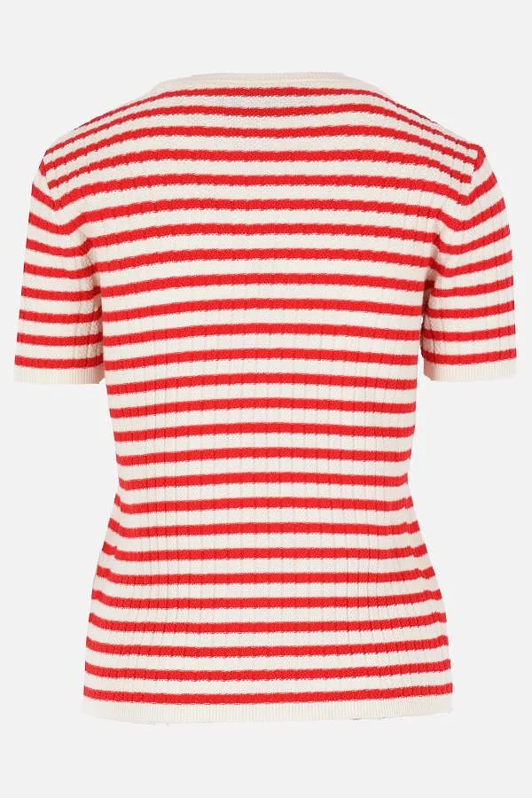 Valentino Striped Crewneck Jumper