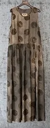 Sleeveless Round-Neck Dress