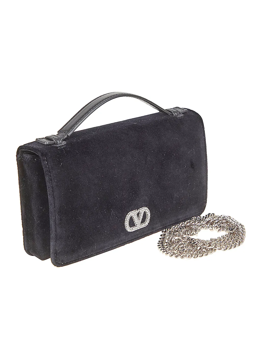 Valentino	Vlogo Embellished Foldover Top Mini Tote Bag
