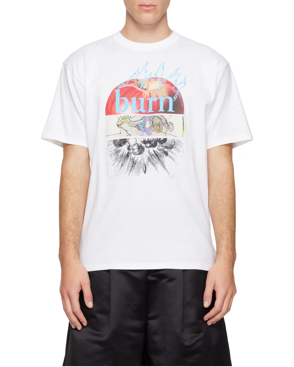 Apple-Print T-Shirt