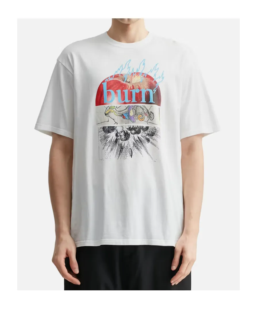 Apple-Print T-Shirt
