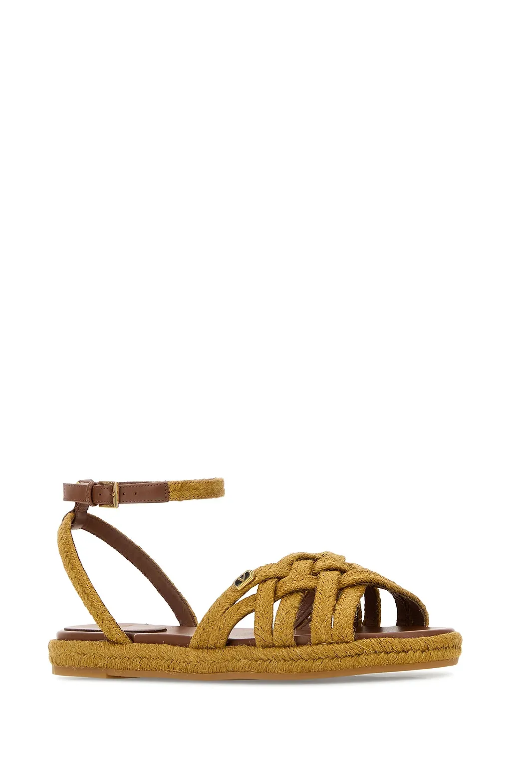 Valentino Vlogo Signature Ankle-Strap Espadrilles