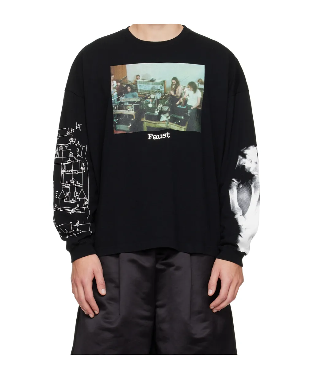 Crew Neck Long-Sleeved T-Shirt