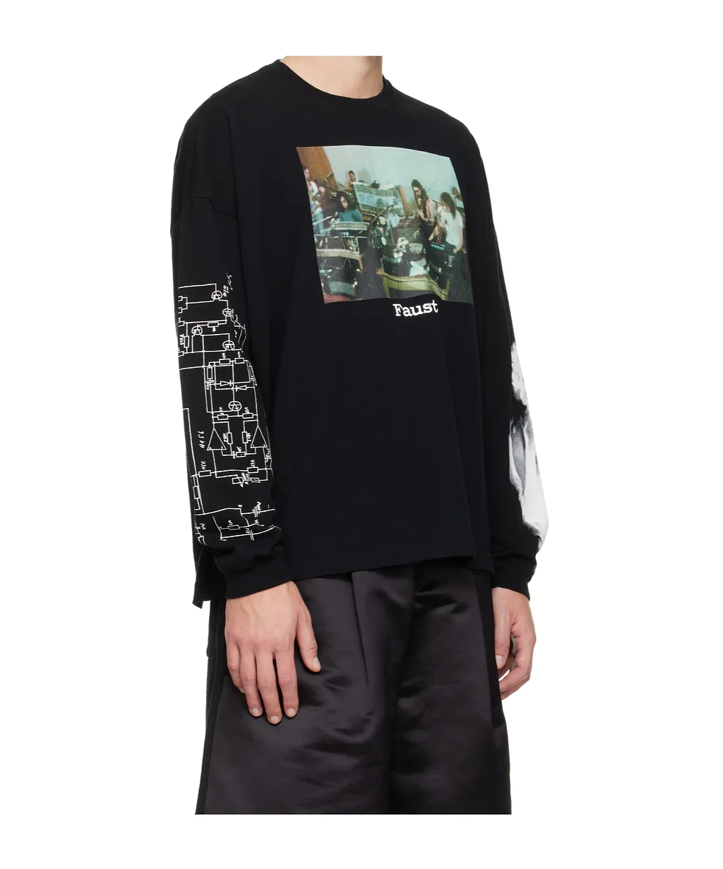 Crew Neck Long-Sleeved T-Shirt
