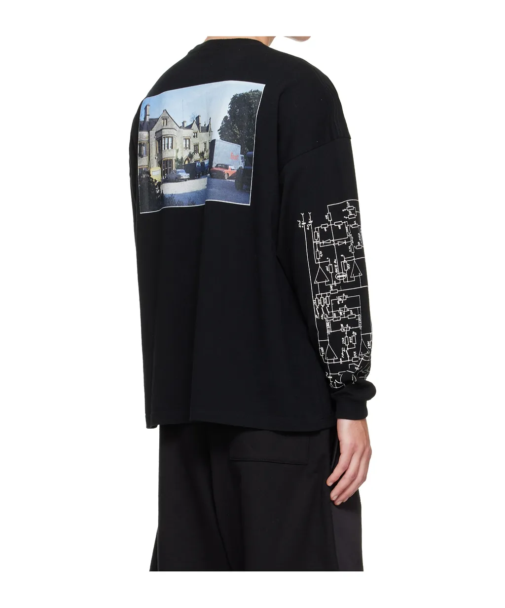 Crew Neck Long-Sleeved T-Shirt