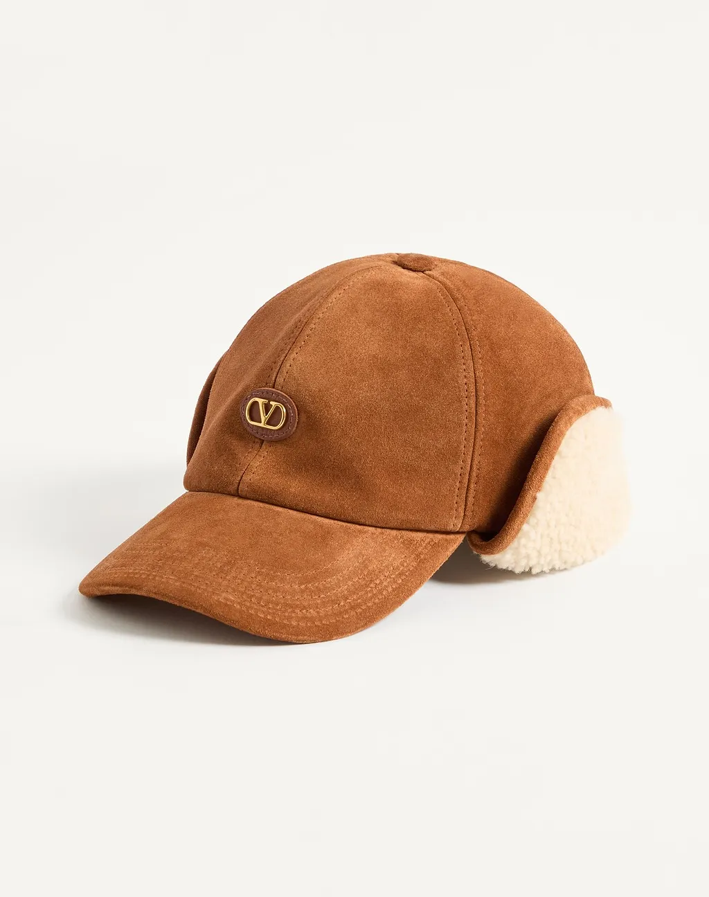Valentino Vlogo Signature Ear Flaps Baseball Cap