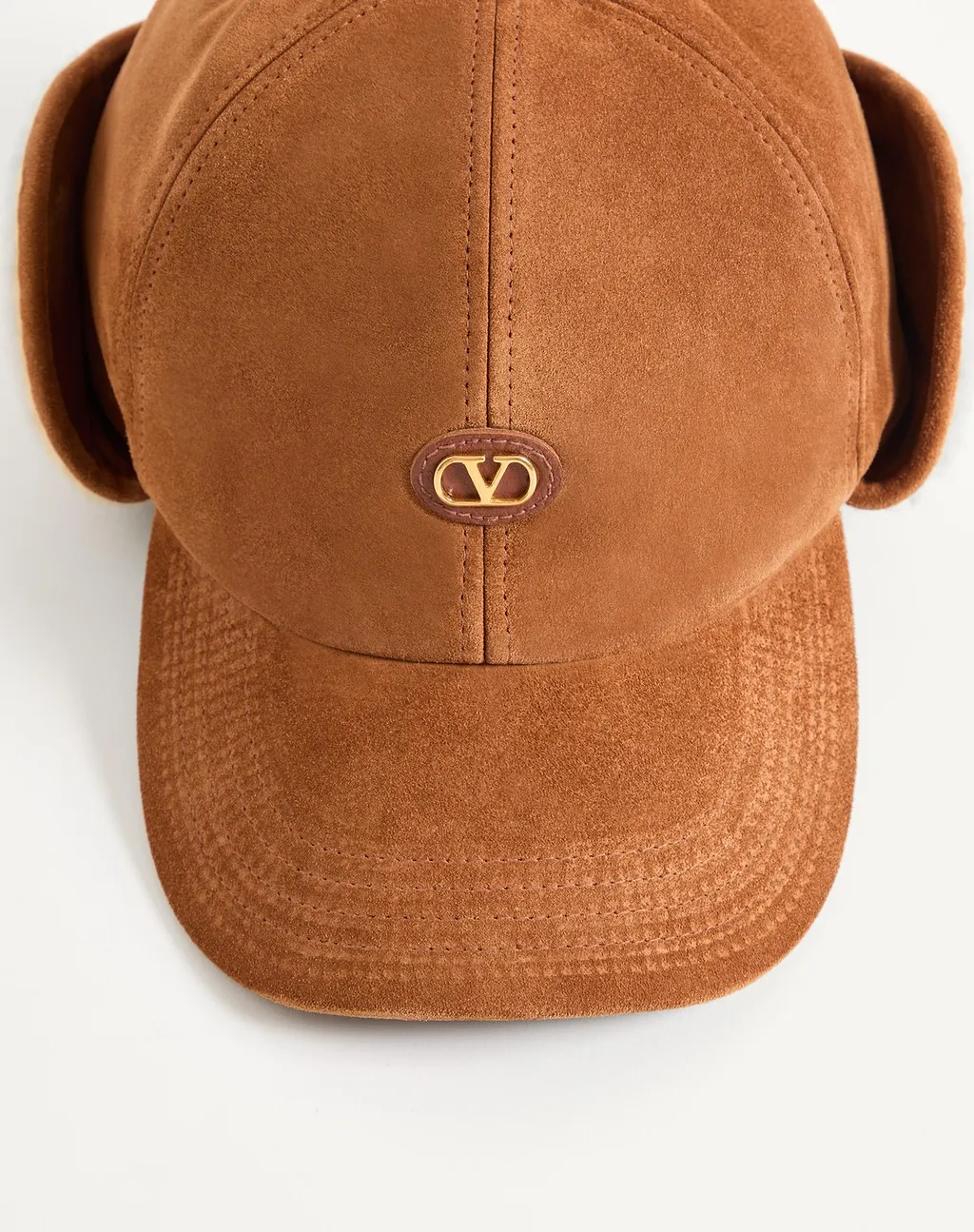 Valentino Vlogo Signature Ear Flaps Baseball Cap