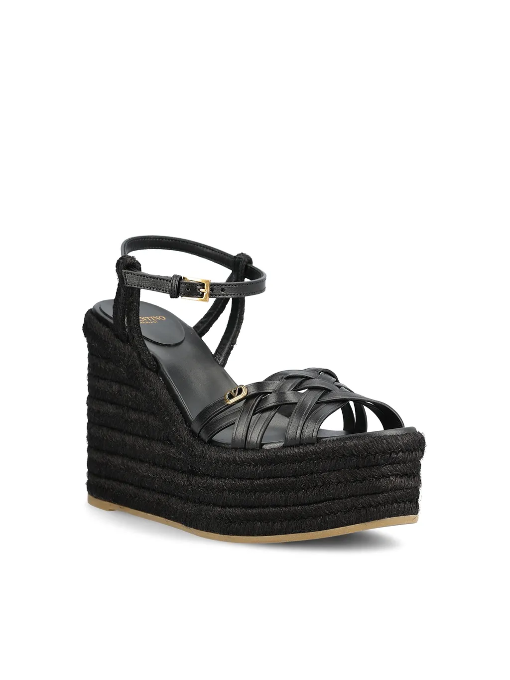 Valentino Vlogo Signature Wedged Sandals