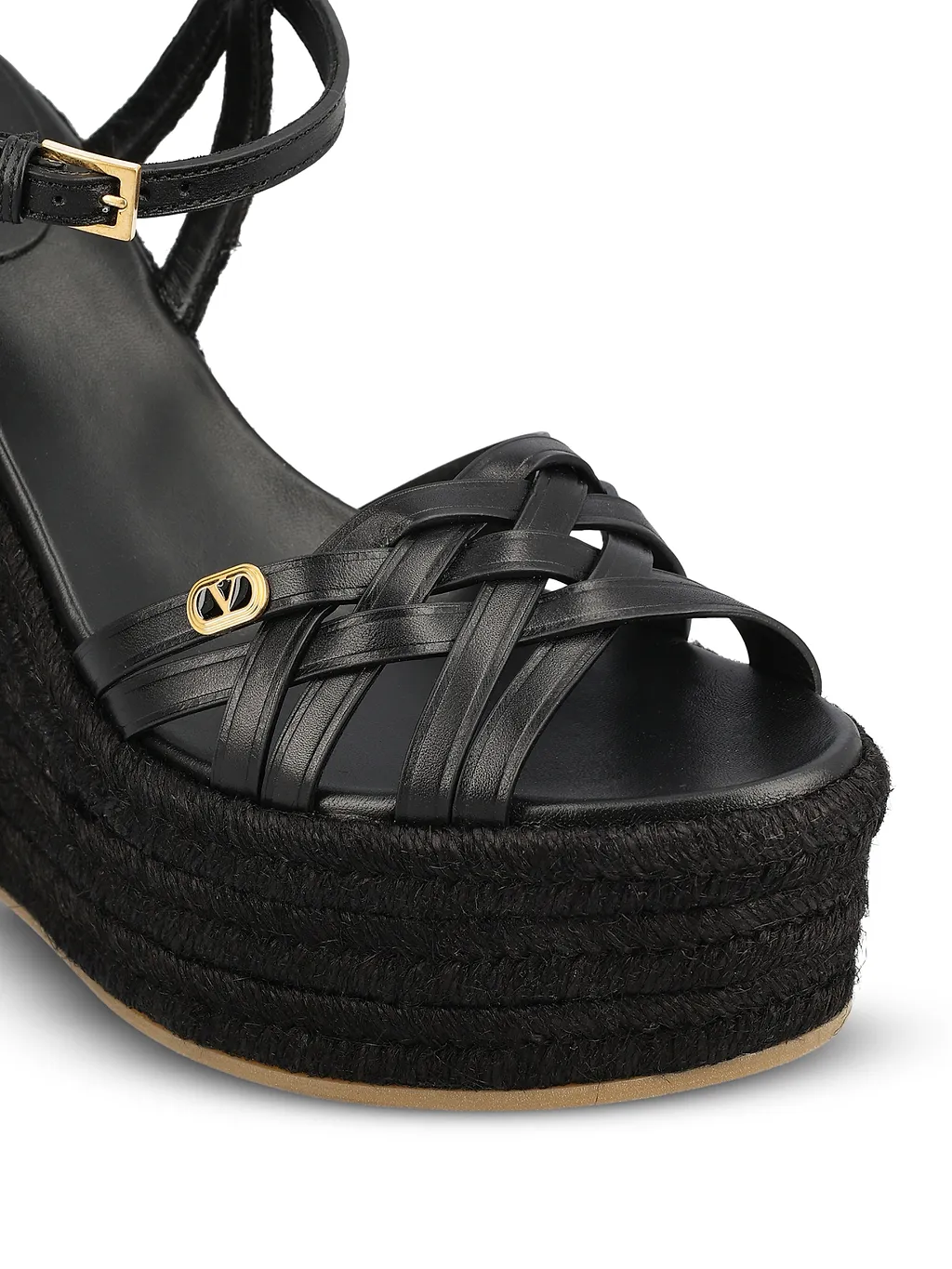 Valentino Vlogo Signature Wedged Sandals