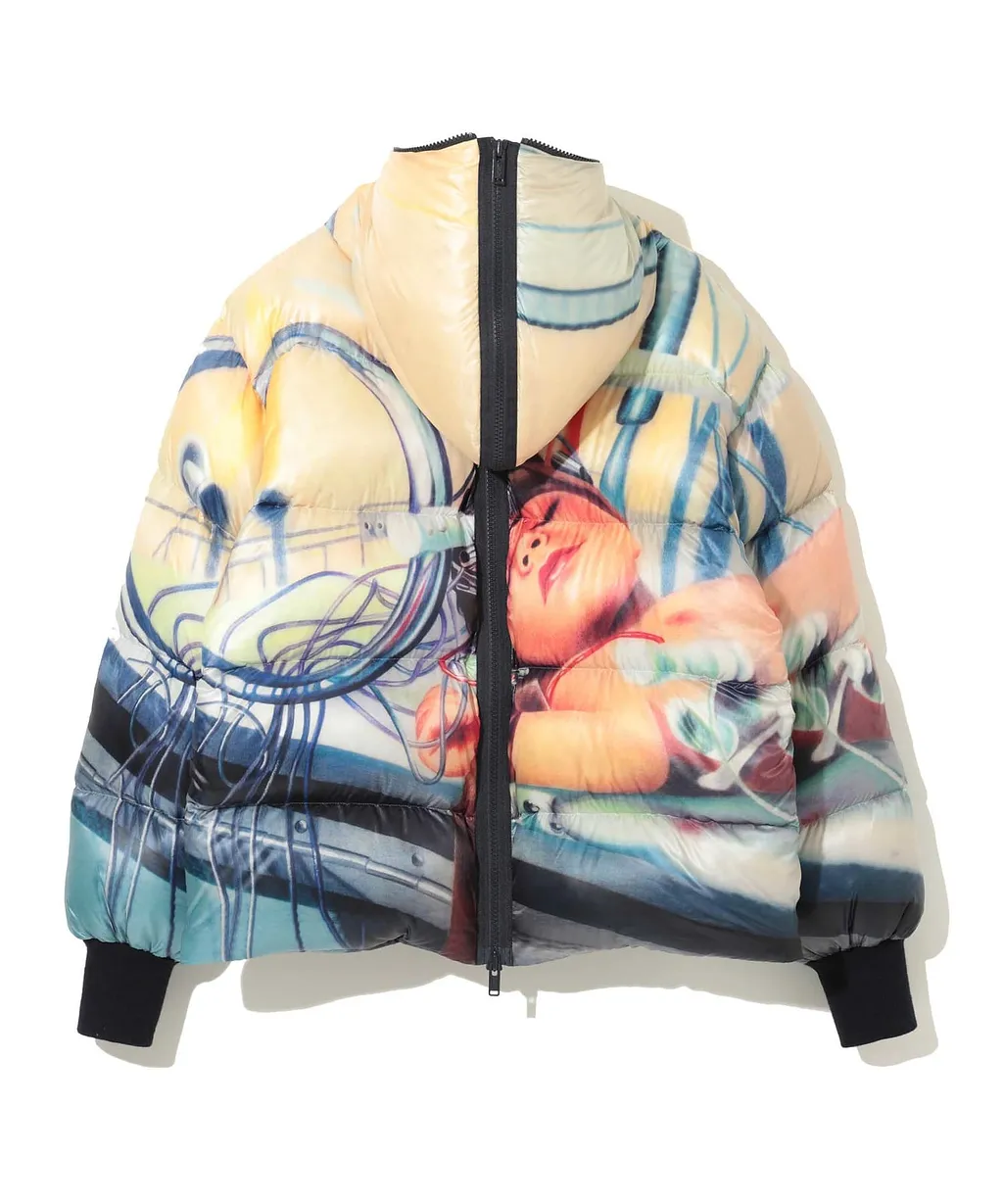 Long-Sleeved Down Jacket