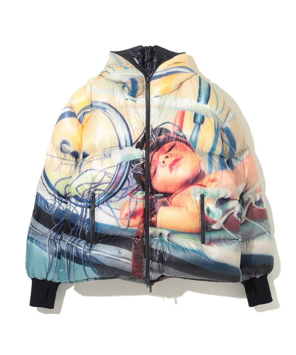 Long-Sleeved Down Jacket