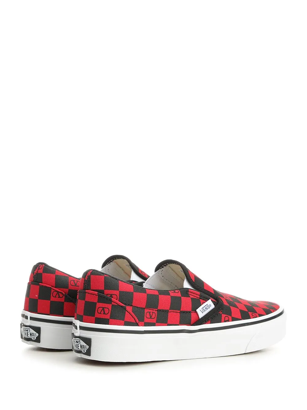 Valentino X Vans Checkerboard Printed Slip-On Sneakers