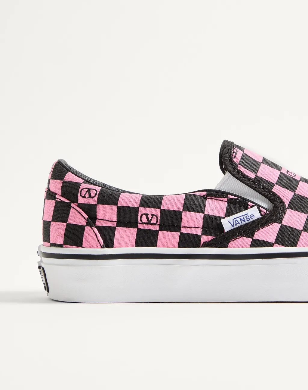Valentino Garavani X Vans Checkerboard Printed Slip-On Sneakers