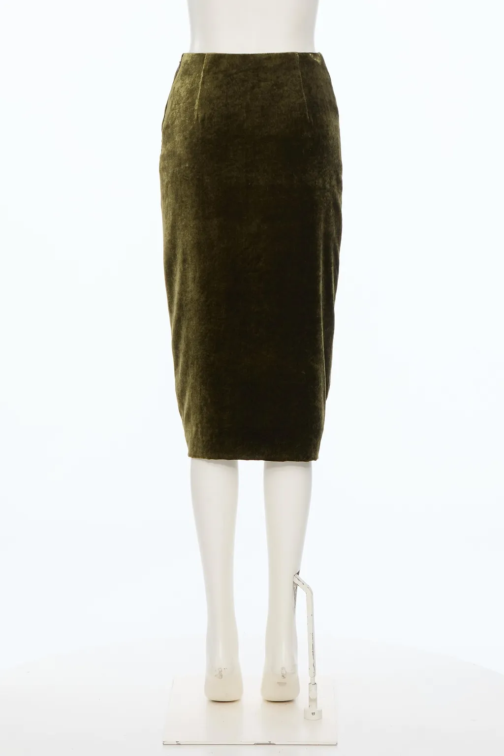 Valentino Draped Velvet Skirt
