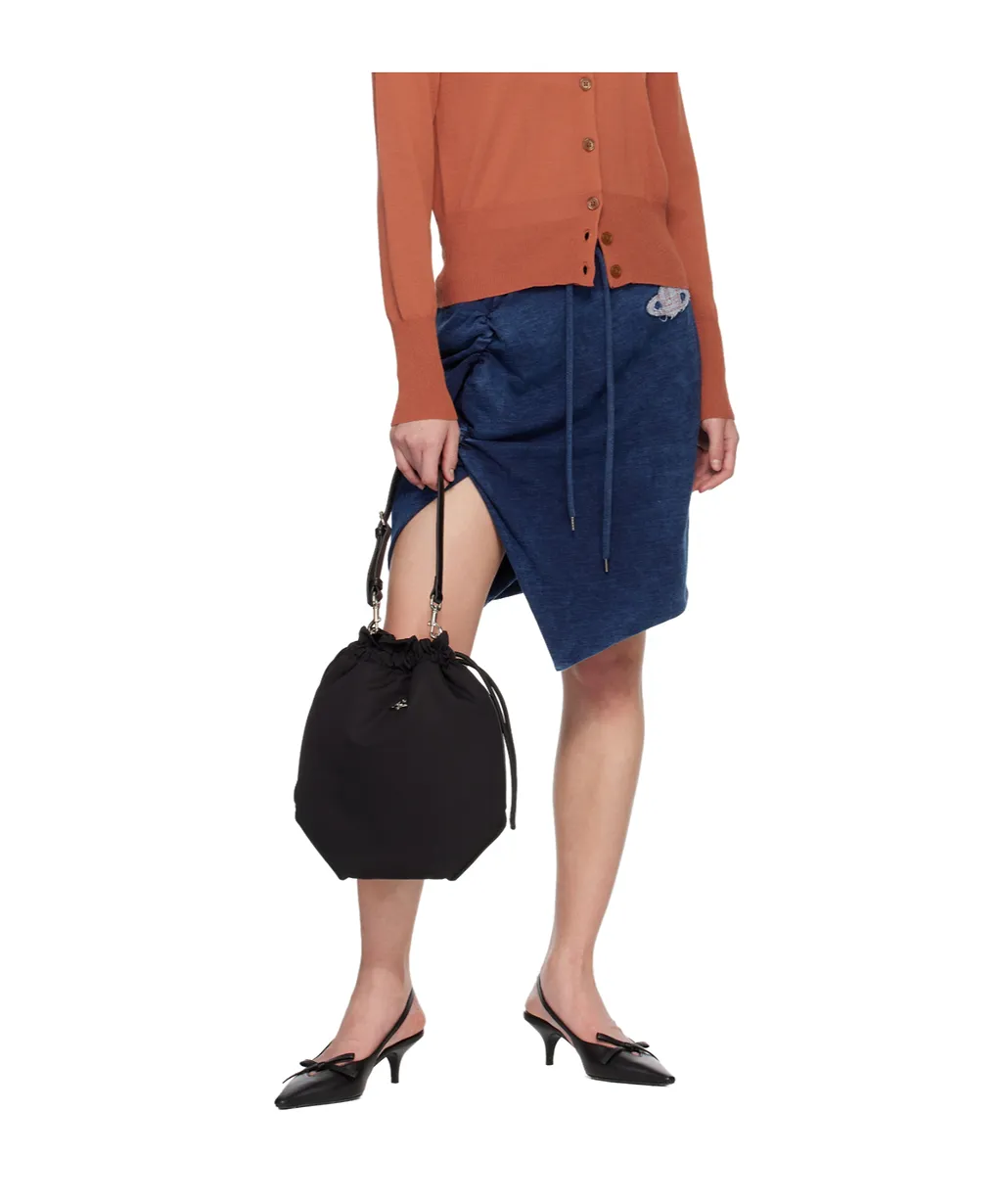 Vivienne Westwood Orb Plaque Drawstring Pouch