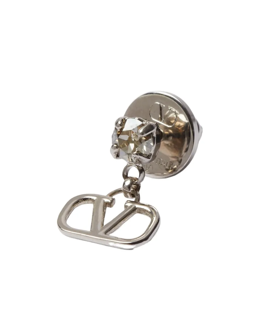 Vlogo Signature Earrings In Metal And Swarovski® Crystals