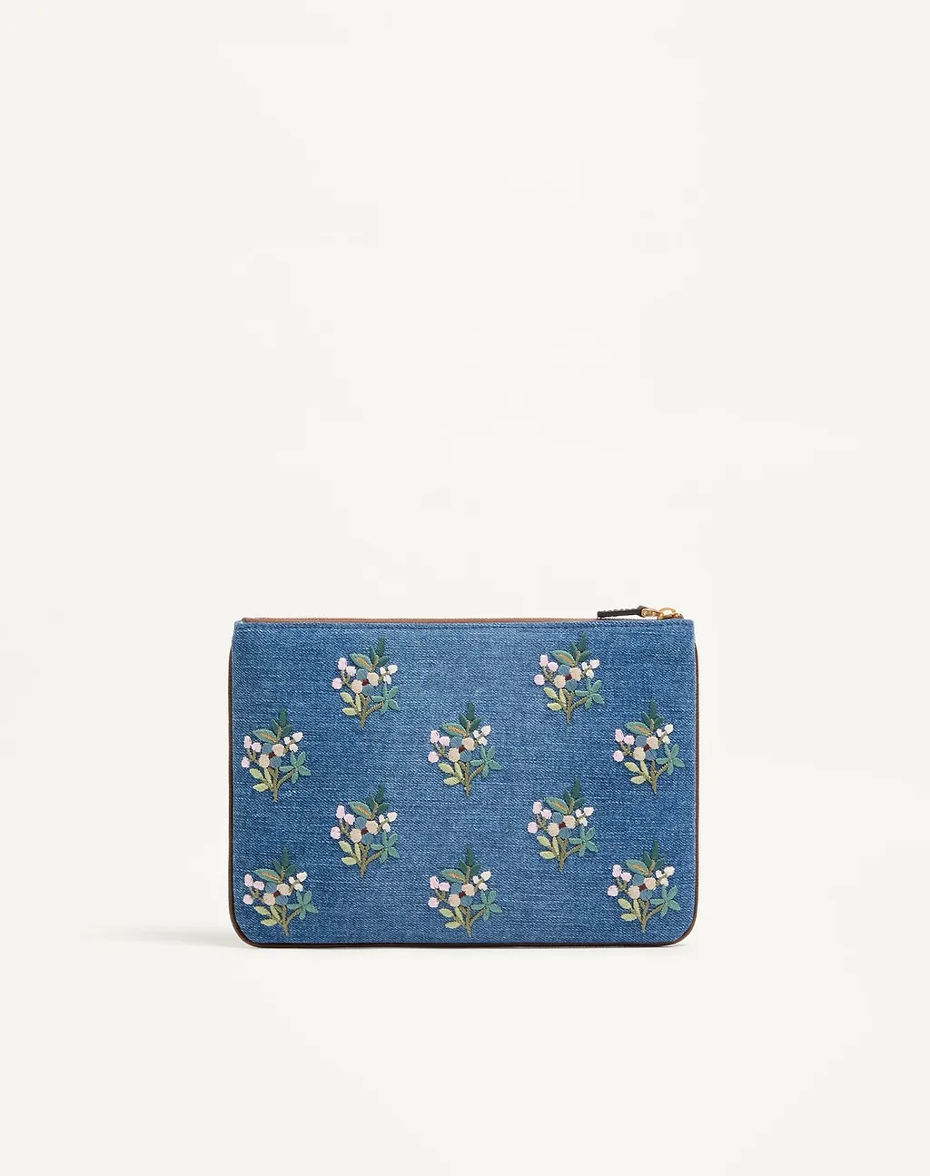 Valentino Vlogo Floral Flat Wallet