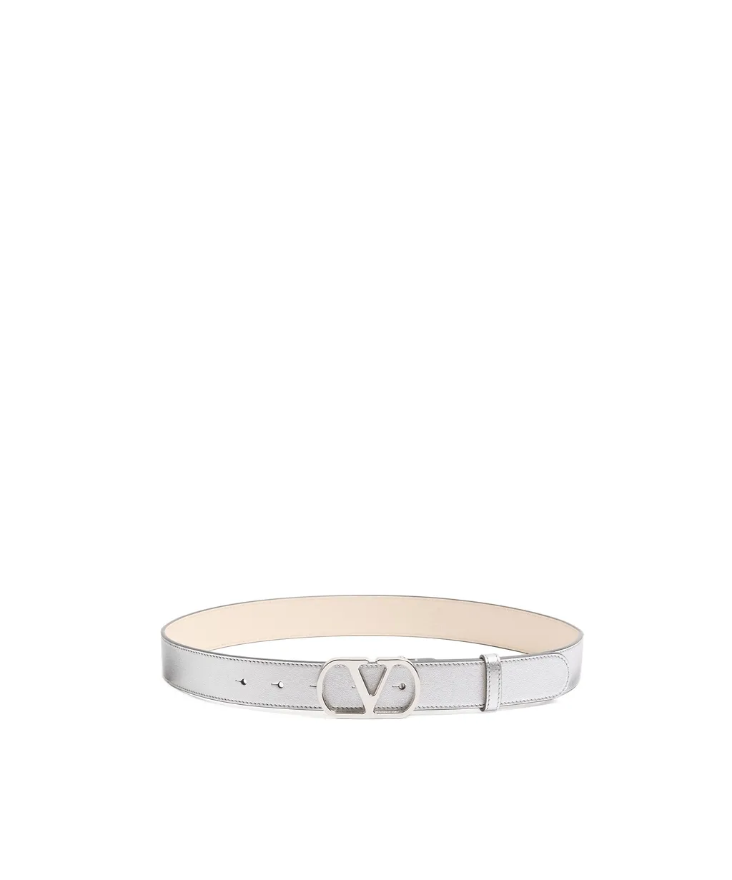 Valentino Vlogo Signature Buckled Belt