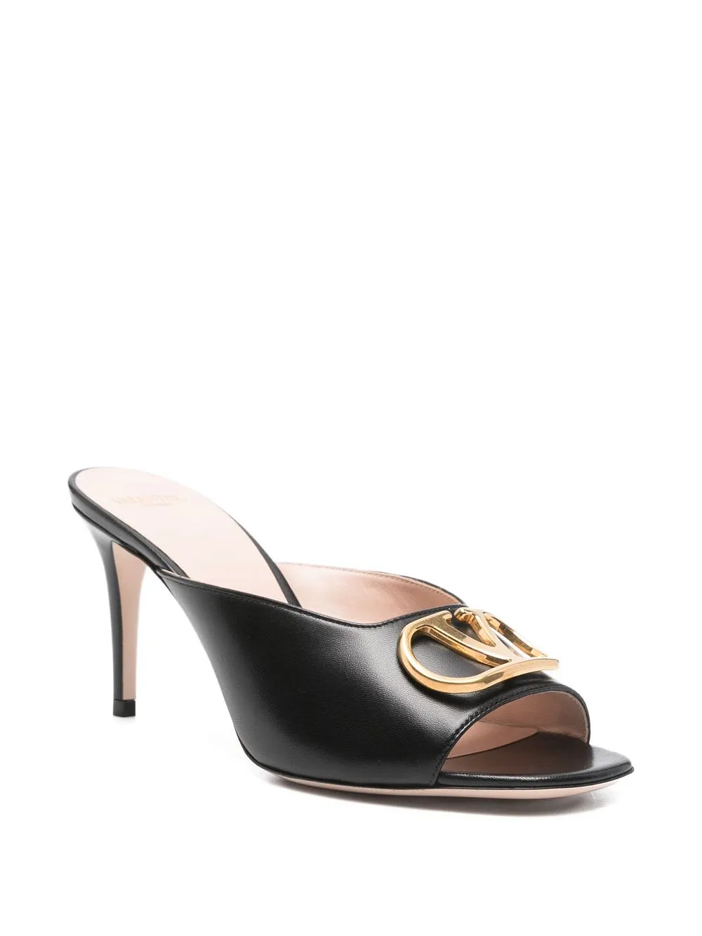 Valentino Logo Hardware Heeled Sandals