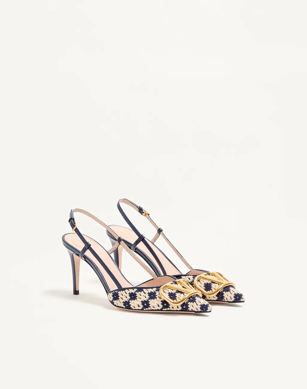 Valentino Vlogo Signature Slingback Pumps