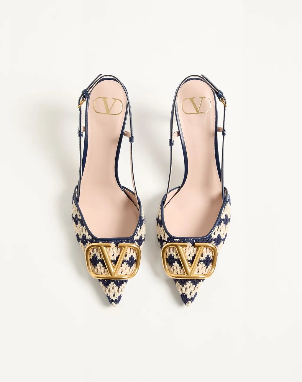 Valentino Vlogo Signature Slingback Pumps
