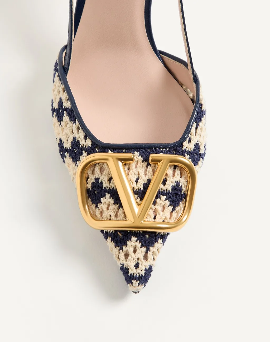 Valentino Vlogo Signature Slingback Pumps