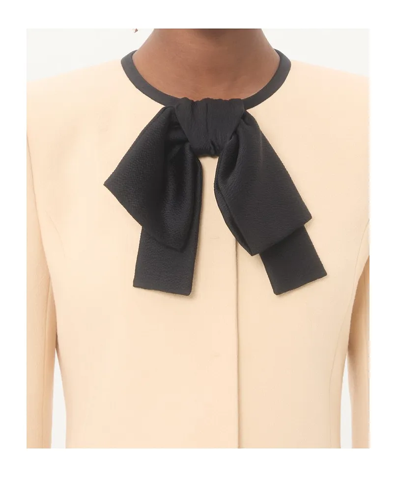 Valentino Bow Detailed Caban Coat