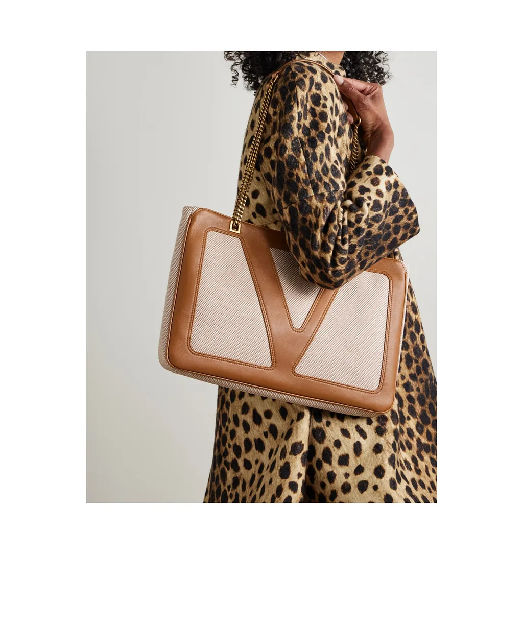 Zippered Shoulder Bag