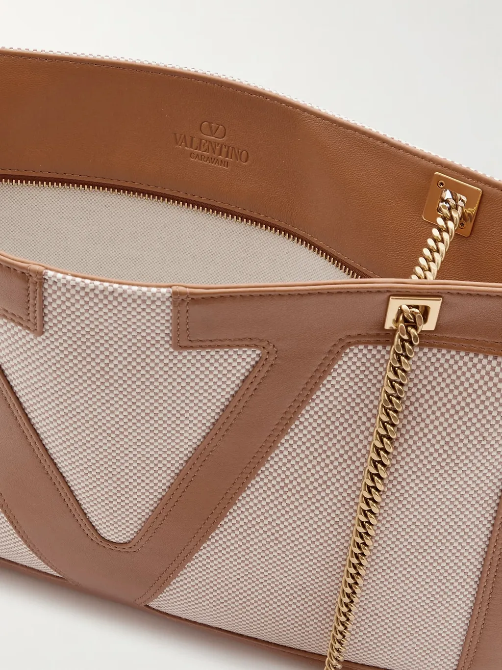 Zippered Shoulder Bag