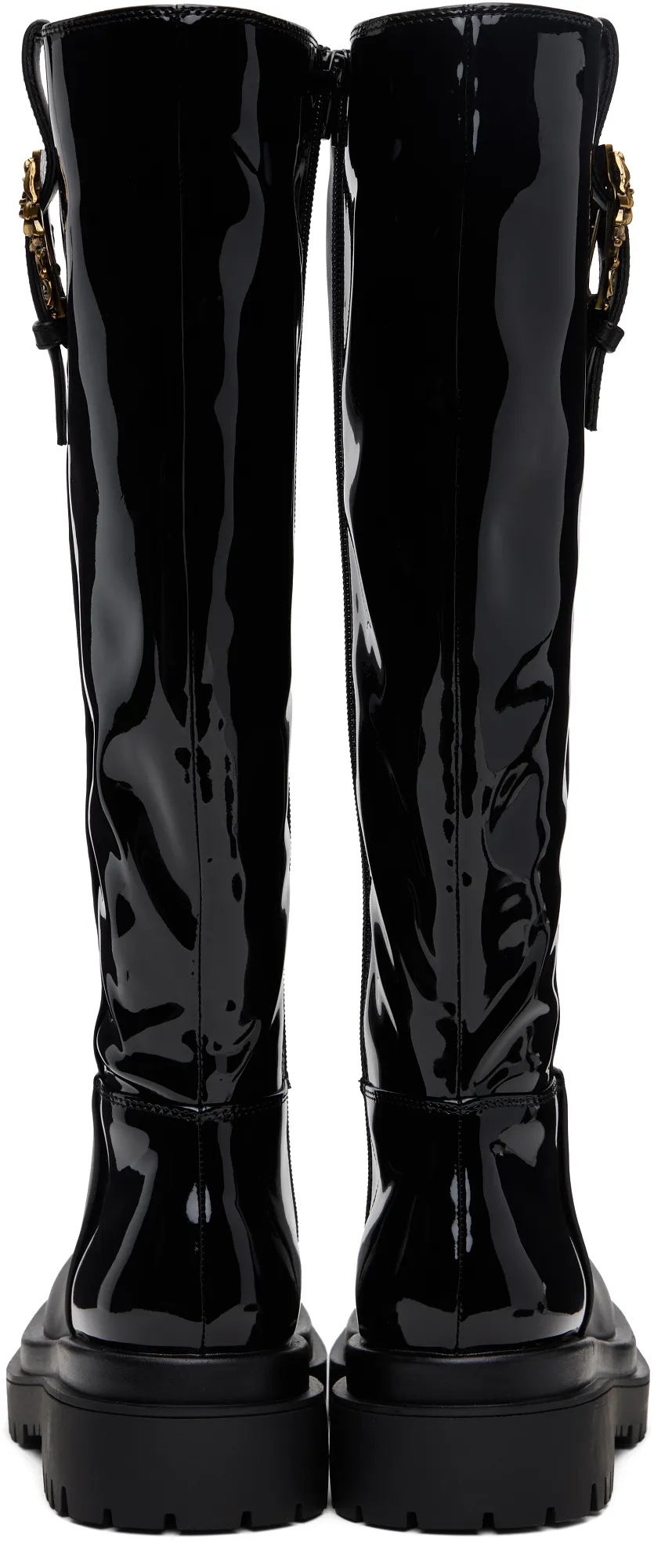 Versace Jeans Couture Baroque Buckle Boots