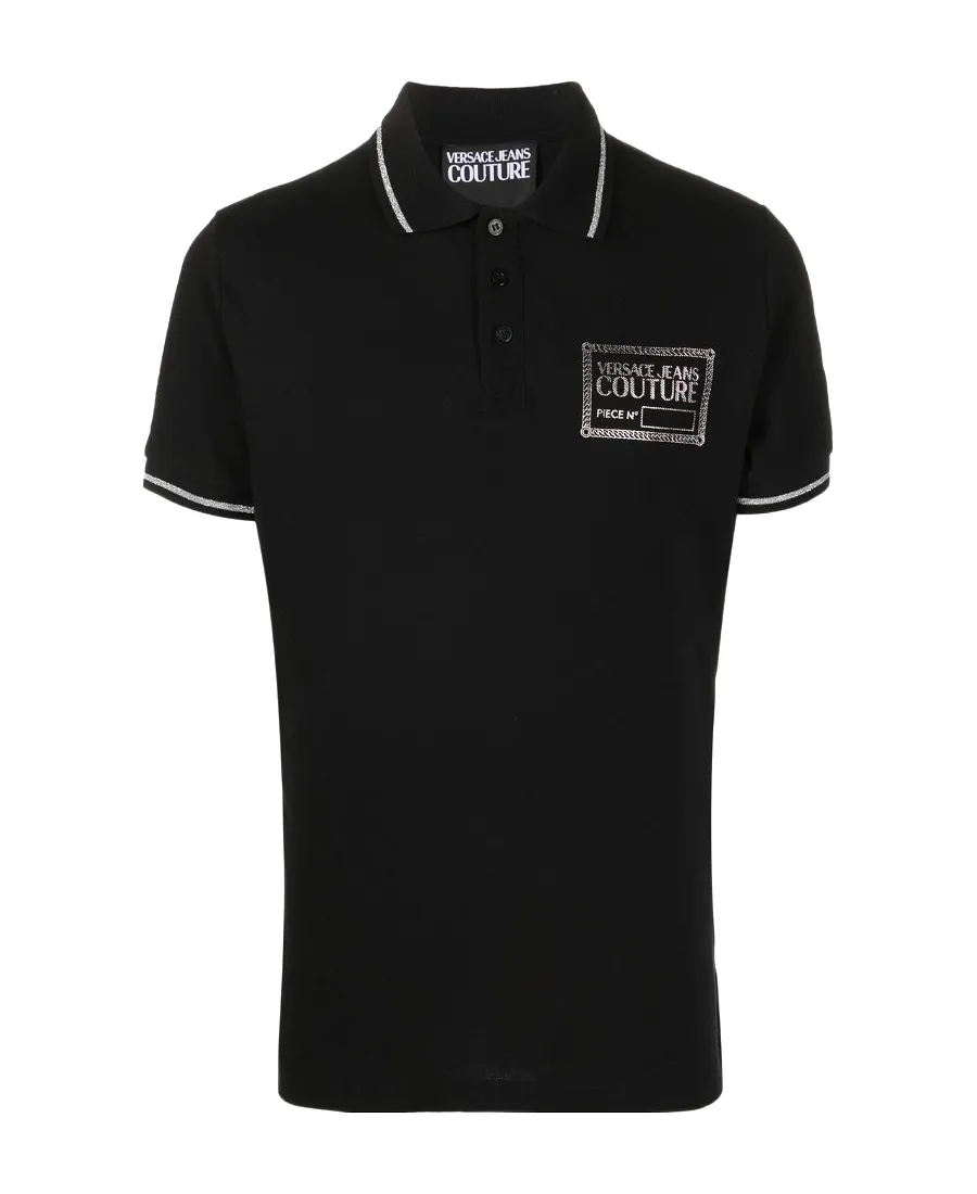 Versace Jeans Couture Logo Patch Polo Shirt