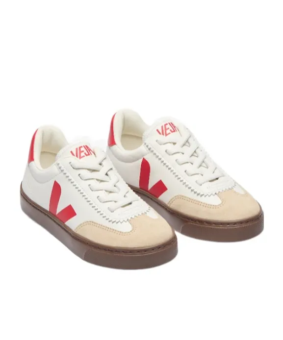 Veja Kids Volley Elastic Lace-Up Sneakers