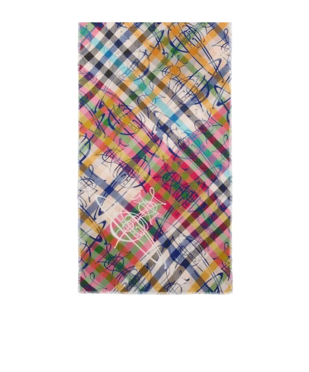 Multi-Check Tartan Scarf