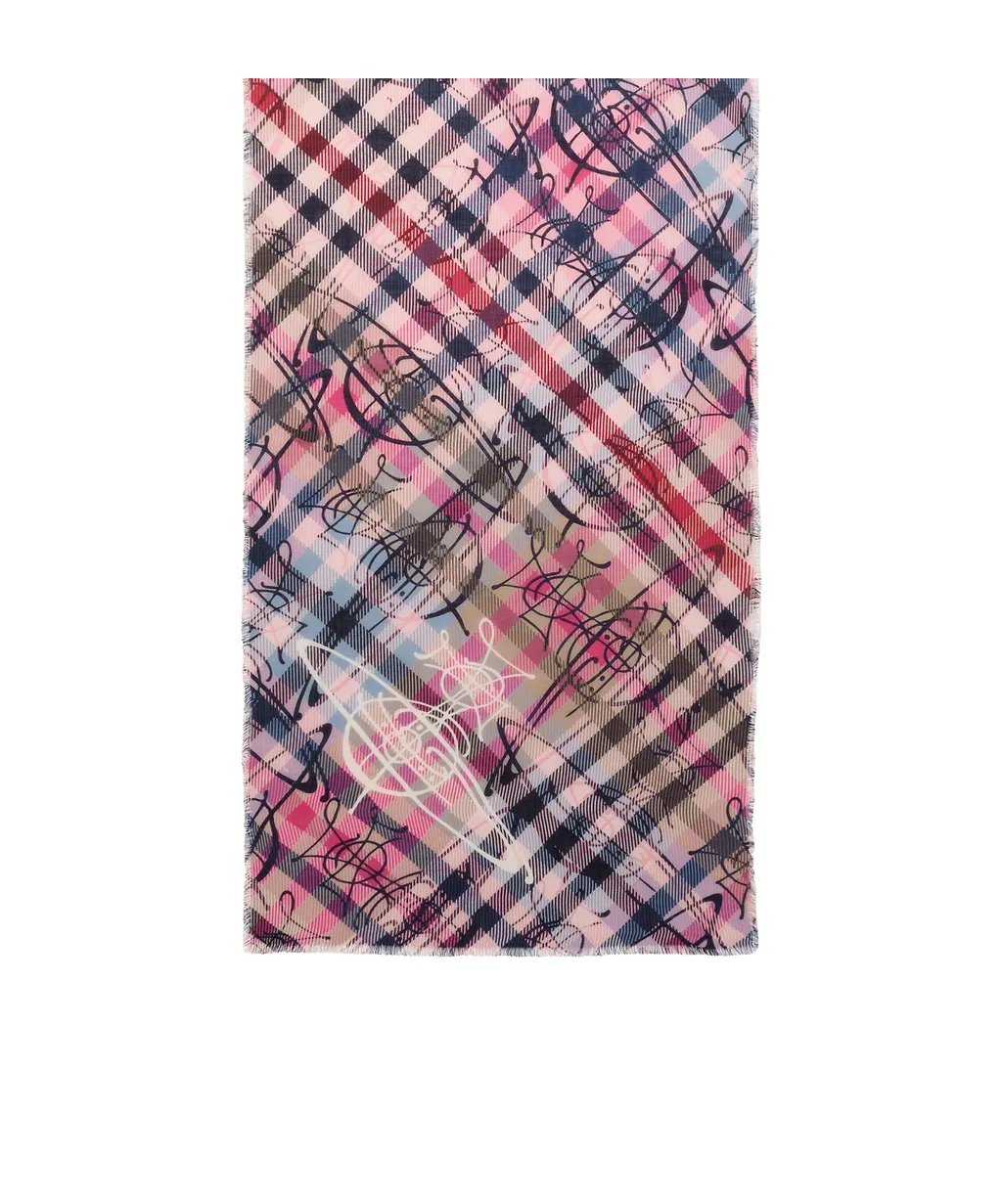 Multi-Check Tartan Scarf