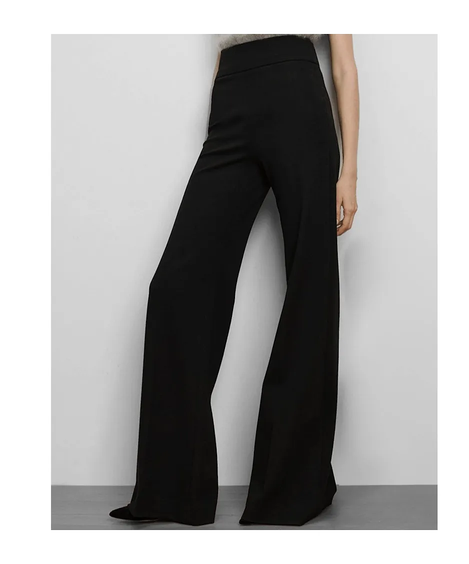 Veronica Beard Kalinda Wide-Leg Ponte Pants