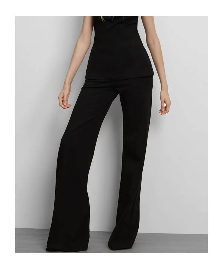 Veronica Beard Kalinda Wide-Leg Ponte Pants