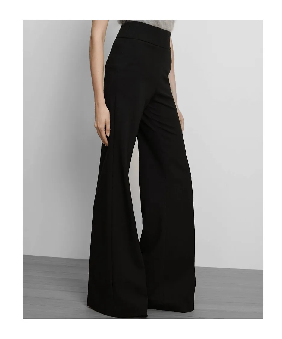Veronica Beard Kalinda Wide-Leg Ponte Pants