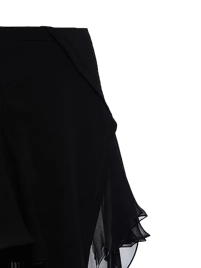 Asymmetrical Mini Skirt